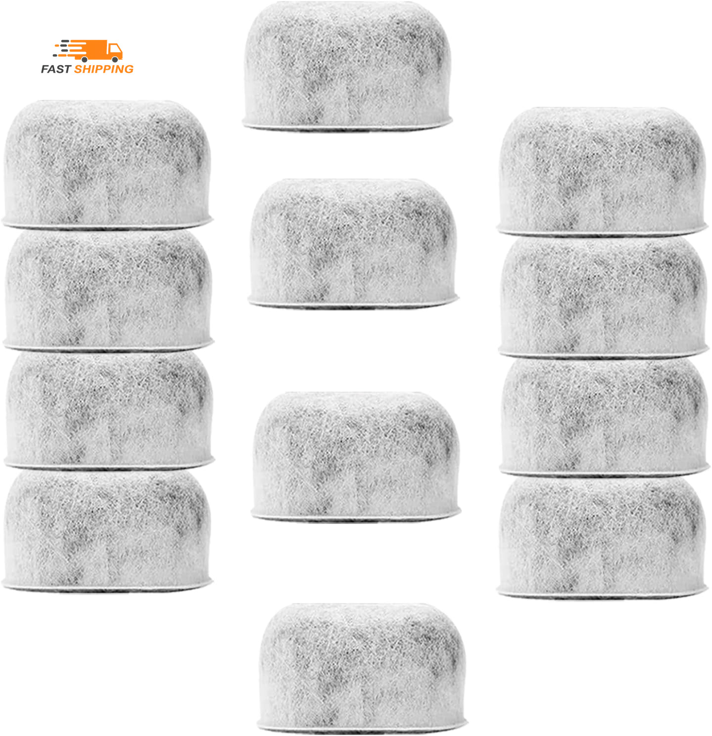 12 Pack Replacement Charcoal Water Filters for All Cuisinart