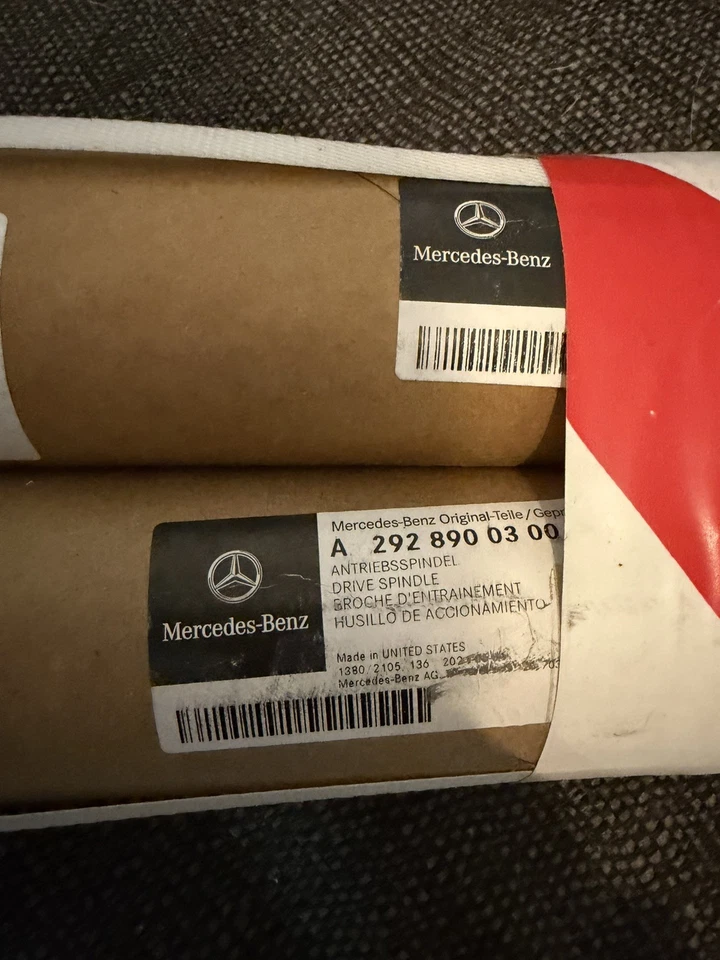 Left right Spindle Drive Gas Strut For Mercedes-Benz GLE C292 pair 2015 - 2019 - Image 4 of 4