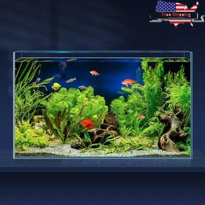 Ultra Kit d'aquarium de réservoir de poisson clair sans rinçage W/ Outils & Accessoires à l'intérieur