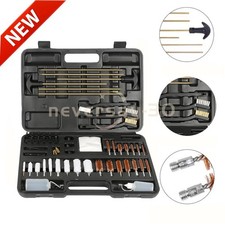 163PCS Gun Cleaning Kit Universal Rifle Pistol Shotgun Handgun Firearm with Case