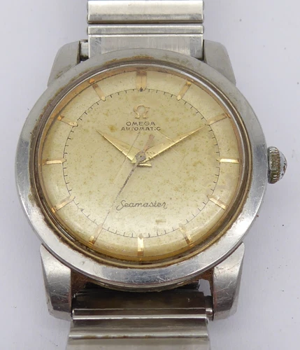VINTAGE MENS OMEGA SEAMASTER AUTOMATIC BUMBER CAL. 354 WRISTWATCH c.1950's