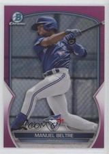 2023 Bowman Chrome Prospects Fuchsia Refractor 6/199 Manuel Beltre #BCP-79 06v5