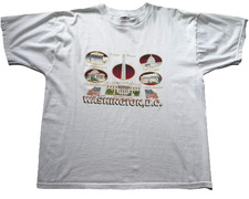 Vintage Washington DC Souvenir T Shirt XL 90s Y2K White National Monuments