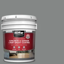 5 Gal. #PFC-63 Slate Gray Self-Priming 1-Part Epoxy Satin Interior/Exterior C...