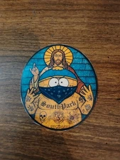Gangsta Southpark Cartman With Jesus Church Window Vinyl Decal Sticker