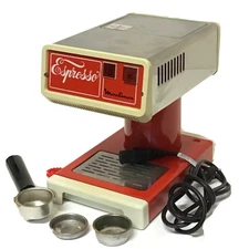 VINTAGE 70s MOULINEX TYPE 310 la peacocks la cymbali non lever coffee machine