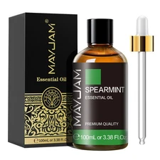 MAYJAM 100ml Spearmint Essential Oil 100% Pure & Natural Aromatherapy Skin Hair