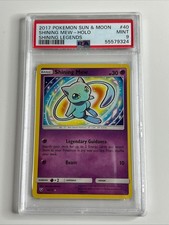 Shining Mew Holo 40/73 Shining Legends Pokemon PSA 9