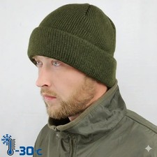 Ukrainian Army winter Hat knitted olive khaki military hat.Support to Ukraine
