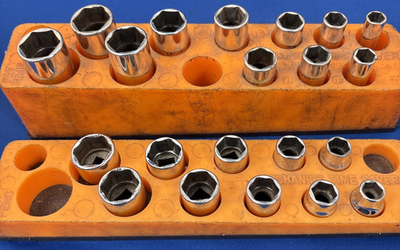 #ad Snap On FSM 10 Piece 3 8quot; Drive 6pt Metric Shallow and 11 Deep SFSM 8 19mm Read $199.95