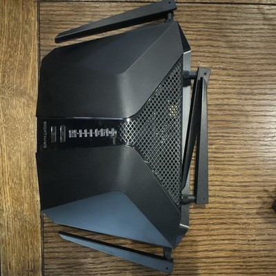 NETGEAR Nighthawk AX5 RAX43 AX4200 Dual-Band WiFi Router 4-Port USB3 Black