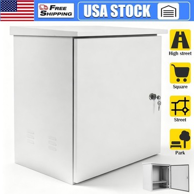 24''×24''×18'' Stainless Steel Electrical Enclosure IP55 Wall Mount Junction Box