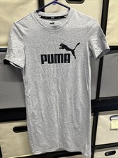 Puma Essential Slim Short Sleeve T-shirt Dress Shirt Womens Size M Casual Tops