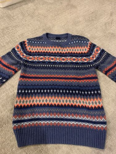 LOT OF 2 - Gap Kids Boys Youth Long Sleeve Sweater Size Medium (8) - Picture 3 of 11