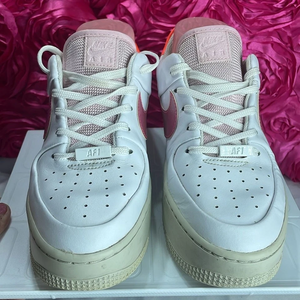 (M) Nike Air Force 1 Low ~ Rosa Digital, Para Mujer Talla‎ 7 Foto 4 de 4