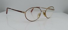 Vintage Lux De Paris LP14 Brown Oval Sunglasses FRAMES ONLY France