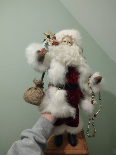 Vtg Lynn Haney Collection 1998 Santa Claus Style #1368 Retired Signed 19” - 第 4/9 張圖片