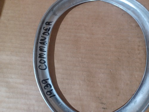 1939 Studebaker Champion Commander & President Headlight Rim Trim Ring NOS PAIR* - Picture 10 of 15