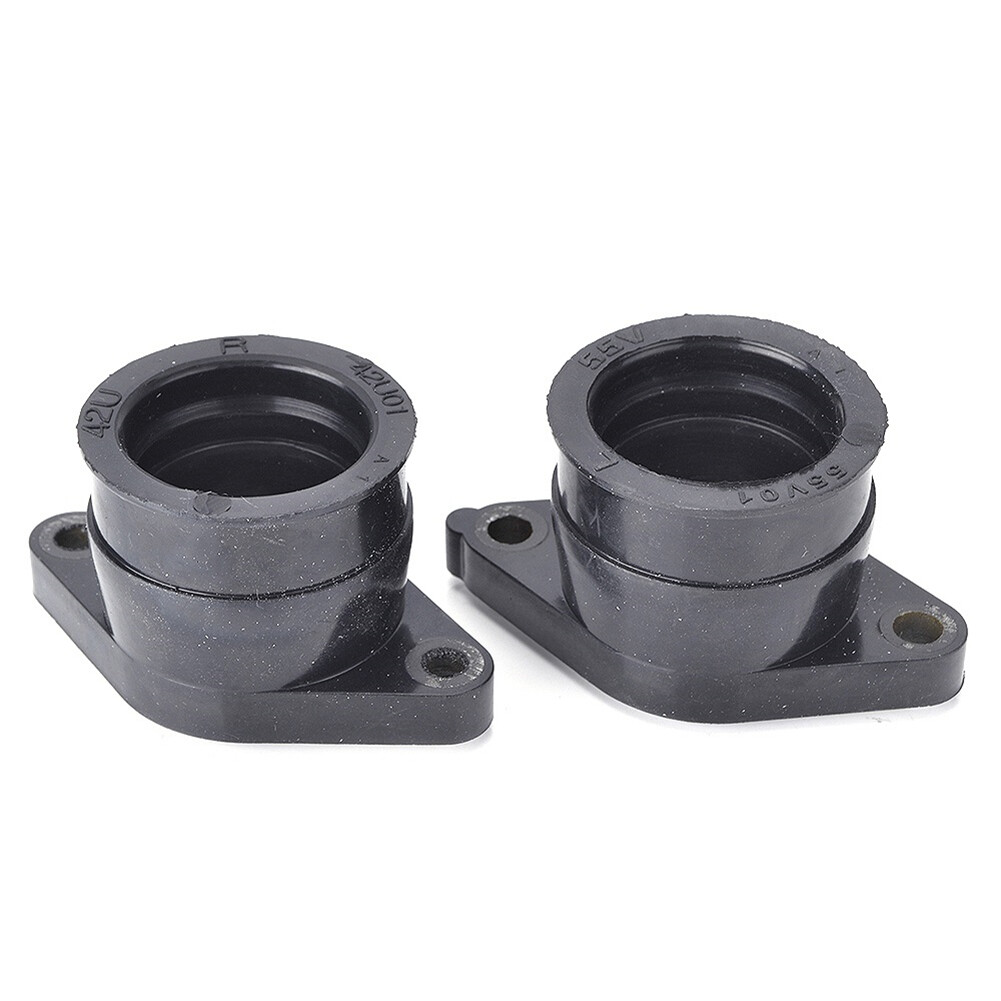 2X CARBURETOR INTAKE BOOT MANIFOLD FOR YAMAHA XT350 XT 350 1985-2000 TT350