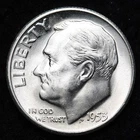 1953-S Roosevelt Silver Dime AU/UNC or BETTER - Complete Your Album!