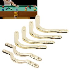 6Pcs Billiards Corner 4in Pool Table Pocket Brackets Set Accessories For MU