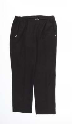 Canda Damenhose schwarz Polyestermischung Größe 12  