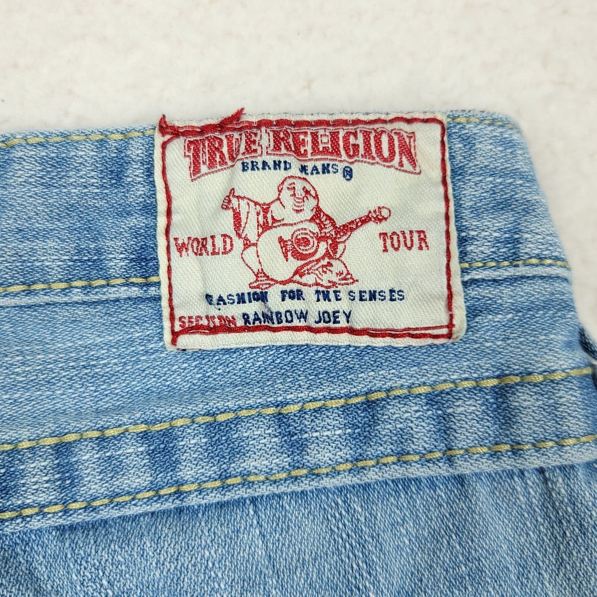 True Religion Rainbow Joey Jeans Womens 27 Blue Low Rise True Religion Rainbow Joey Jeans Womens 27 Blue Low Rise