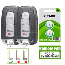 2 For 2011 2012 2013 2014 Hyundai Sonata Keyless Entry Smart Remote Car Key Fob