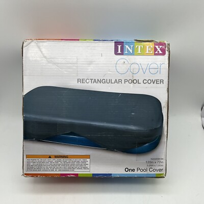 Intex Rectangular Pool Cover - Blue - 1 Pack - Fits 120 in. x 72 in. New in Box
