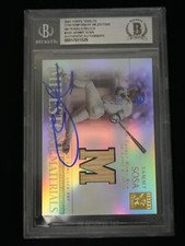 2003 Topps Tribute Sammy Sosa Milestone Materials Relics BAS Authentic Auto