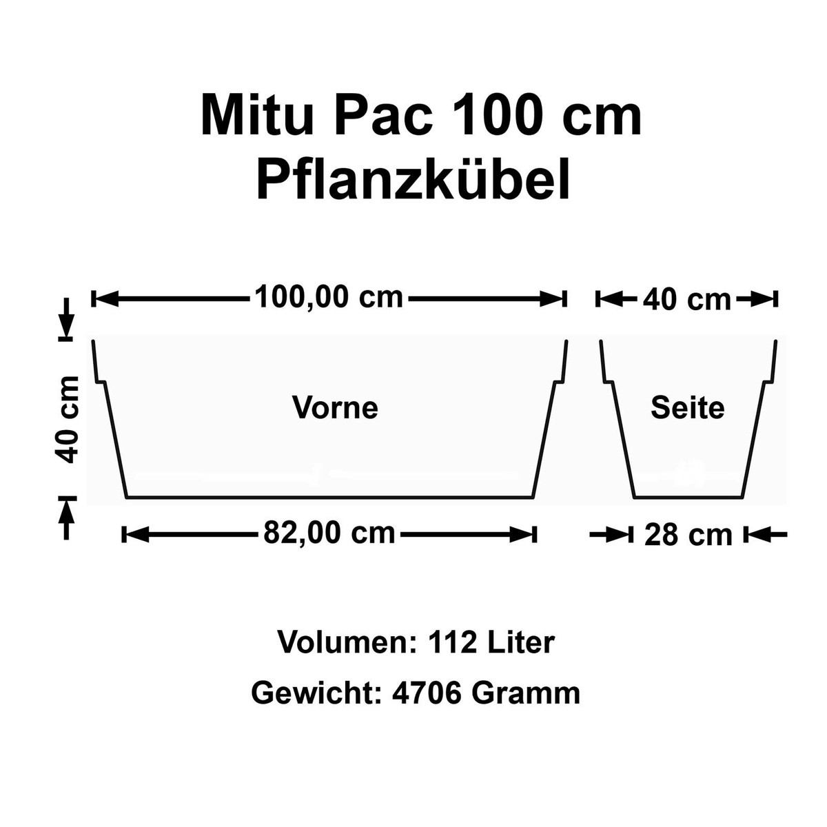 blumenkasten bro Tischanbau - Schreibtischbox - APTO - Pflanzbox - online kaufen