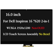 LCD Touch Screen 16" for Dell Inspiron 7620 2-in-1 P119F001 Non-OLED 1920x1200