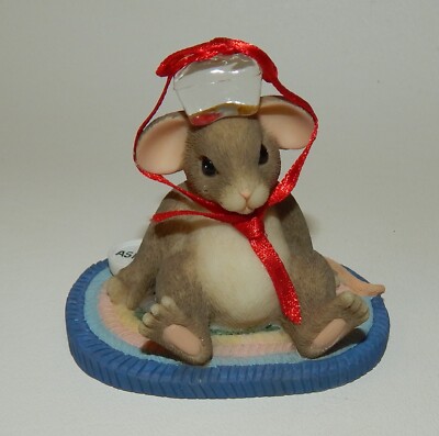 Charming Tails Mouse Figurine Take 2 Aspirins - Headache Mouse