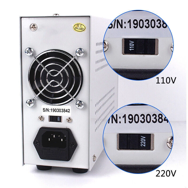 LW-K1510D/K305D/K603D/K3010D Mini Adjustable Switching DC Power Supply 30V10A - Image 3 of 4