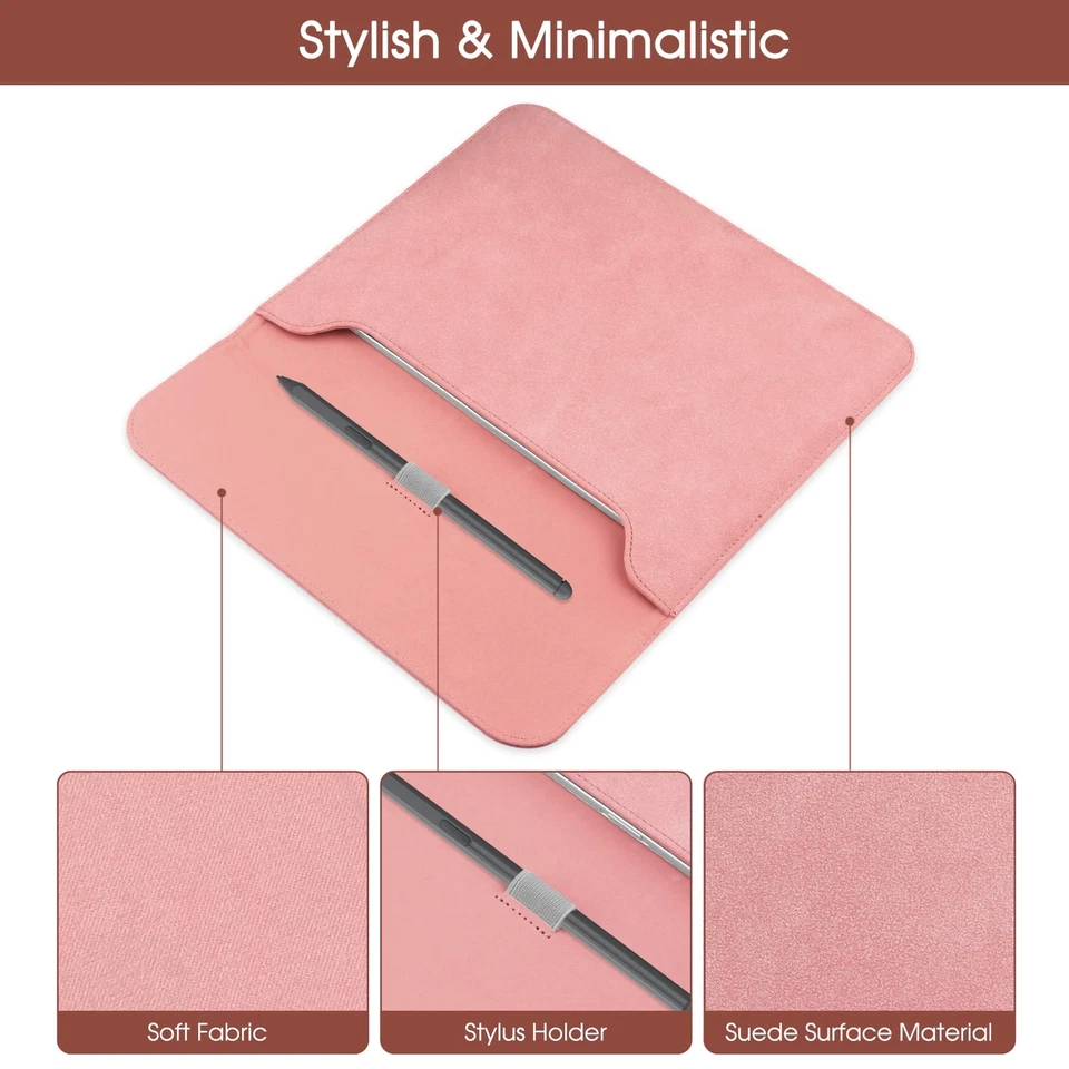 Funda universal HoYiXi para libro electrónico de 10,2 pulgadas rosa de 10,3"" Foto 4 de 4