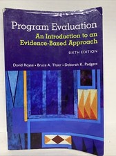 Program Evaluation: An Introduction to an Evi...