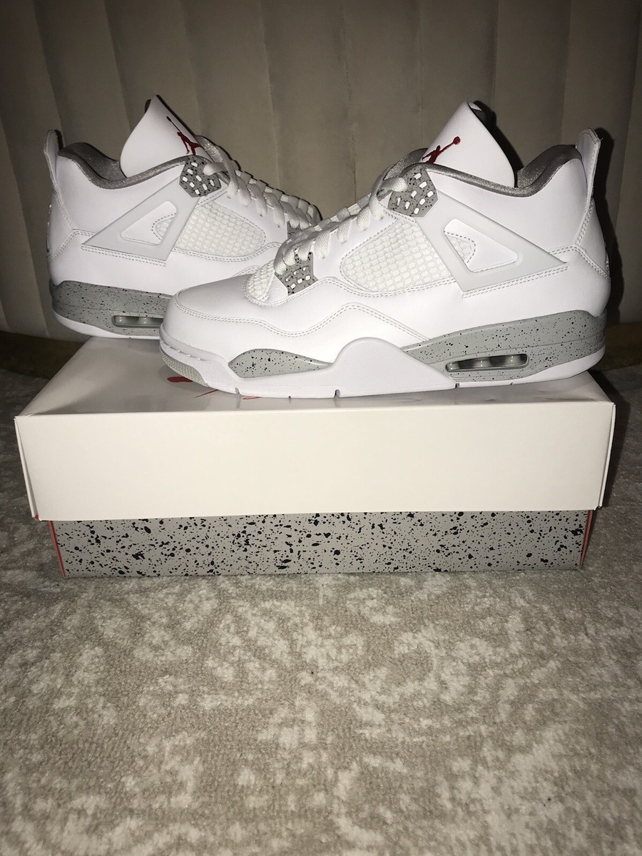 Nike Air Jordan 4 Size 12 Retro Mid White Oreo CT8527-100 Nike Air Jordan 4 Retro White Oreo Mid 2021 Men main image 3