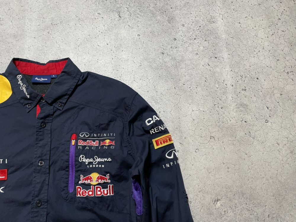 Vintage Pepe Jeans Red Bull Infinity Racing Shirt F1 | eBay
