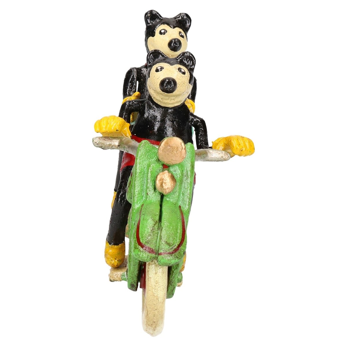 Mickey Mouse On Motorcycle Motor Bike Mascot Figure Statue