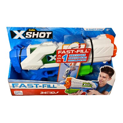 X-Shot Water Warfare ~ Fast-Fill Water Blaster Gun by ZURU Pool Fun New NIB