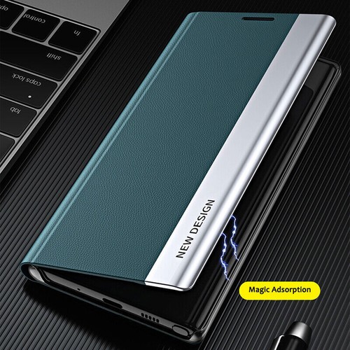 Slim Leather Flip Case Phone Cover for iPhone 15 14 13 12 11 Pro Max XR XS SE 8 - Picture 4 of 20