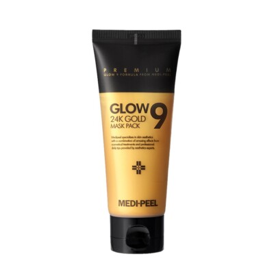 MEDIPEEL Glow9 24K Gold Mask Pack 100ml - Korea Cosmetics