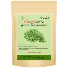 Premium Pure Matcha Green Tea Powder Natural Unsweetened Without Additives 4oz