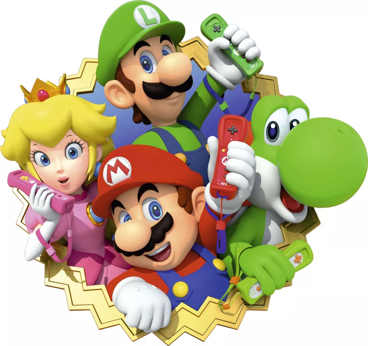 Super Mario Bros Characters Vinyl Kids Bedroom Living Room Wall Art Decal  20x29