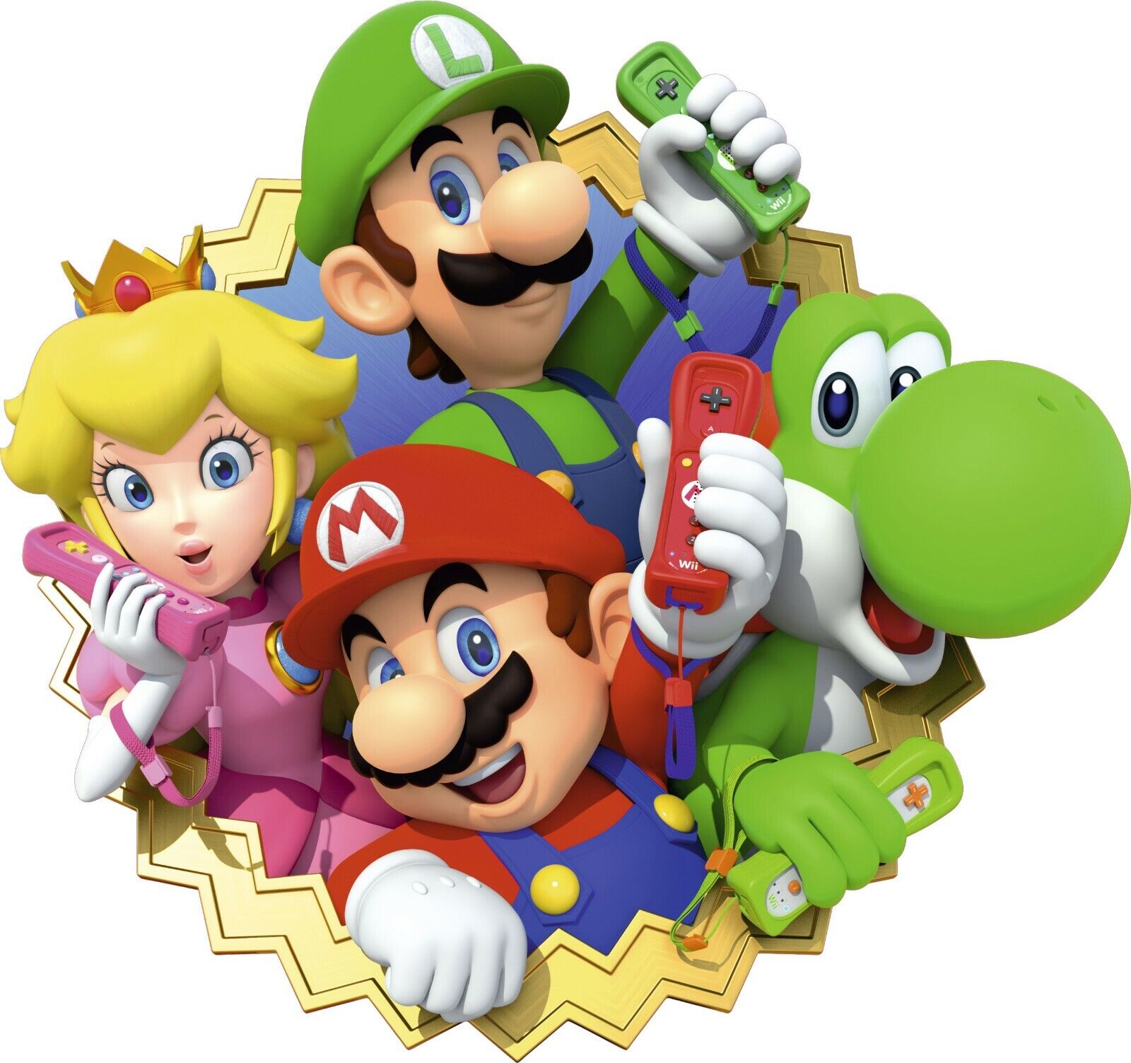 Super Mario Bros Characters Vinyl Kids Bedroom Living Room Wall