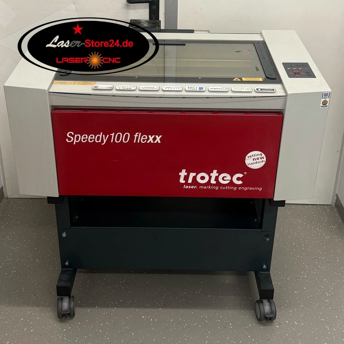 Trotec Speedy 100 CO2 Laser – 80 Watt Profi-Lasergravierer & Cutter
