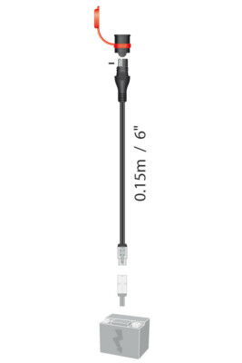 Tecmate Optimate SAE-KET (TM) Adapter&Ösenkabel