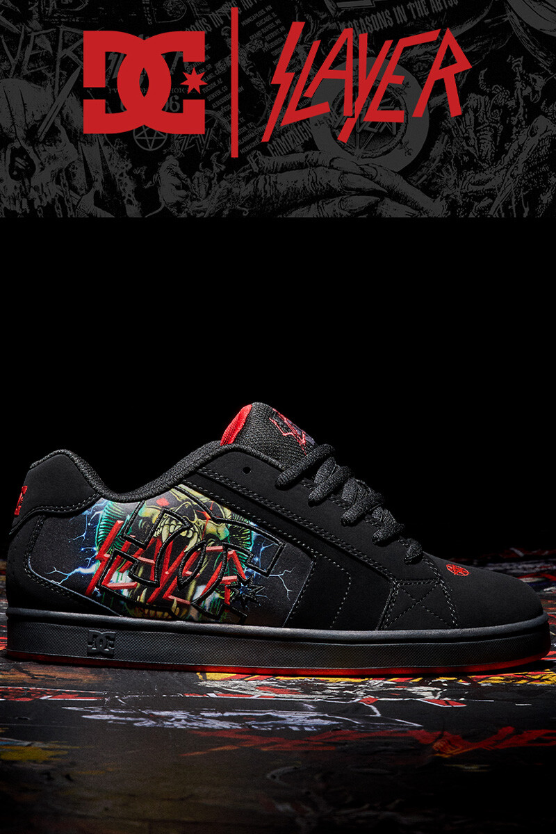 Slayer x Dc Shoes Net Color Black Red DM236105 Sneaker with