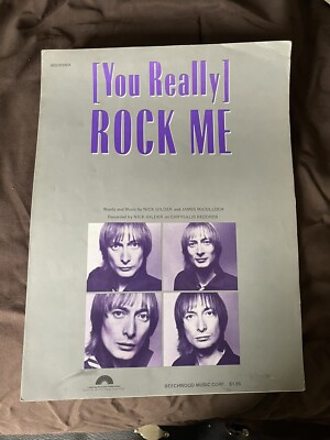 Nick Gilder Sheet Music You Really Rock Me 1979