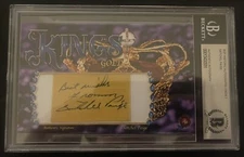 SATCHEL PAIGE 2021 Historic Autographs HA Kings 3 Gold Signed Cut Auto